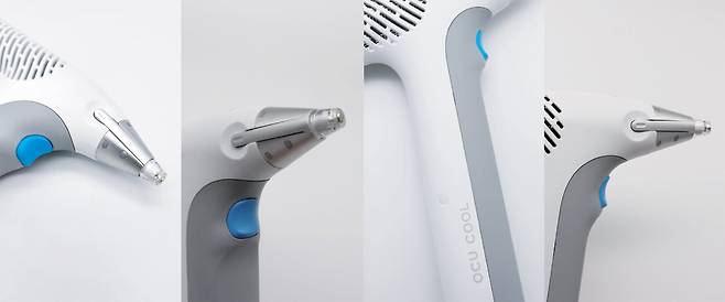 리센스메디컬이 개발한 안과용 급속마취기기 '오큐쿨'. 기존에 쓰이던 유리체내강 주사술(IVT)과 달리 안구에 접촉하는 것만으로도 순식간에 냉각마취하는 기술이다./리센스메디컬