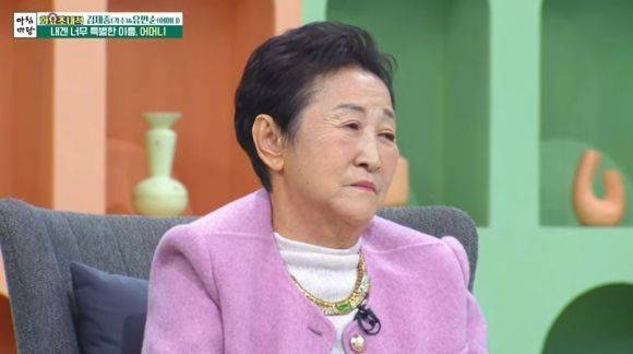 가수 겸 배우 김재중의 어머니 유만순씨. KBS 1TV ‘아침마당’ 캡처