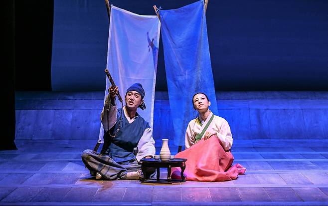 서울시극단이 초연한 연극 '퉁소소리'. /세종문화회관