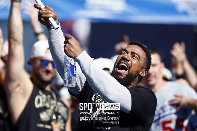 ▲ 테오스카 에르난데스는 올해 다저스의 월드시리즈 우승에 적지 않은 기여를 했다.