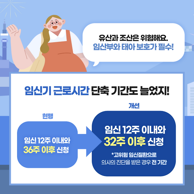 육아지원 3법 개정 시행 본격화 내용 (제공: 고용노동부)