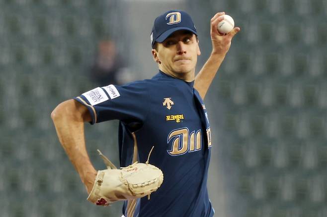 KBO 리그 최고의 투수로 활약한 카일 하트가 메이저리그 복수 팀의 관심을 받고 있다. 사진은 2024시즌 NC다이노스에서 활약한 카일 하트의 모습. /사진=뉴시스