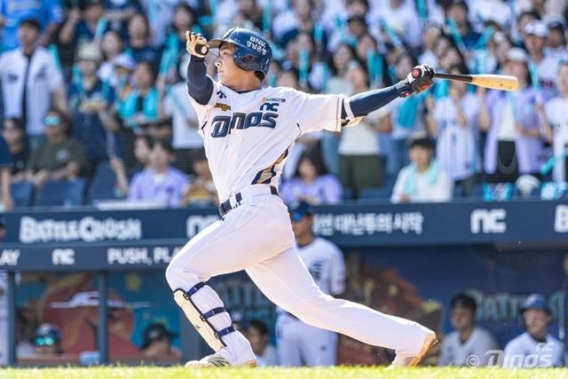 2024시즌 존재감을 드러냈던 김휘집. 사진=NC 제공