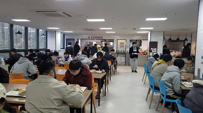 지난해 제주대학교 '천원의 아침밥' 시행 현장. 제주도 제공