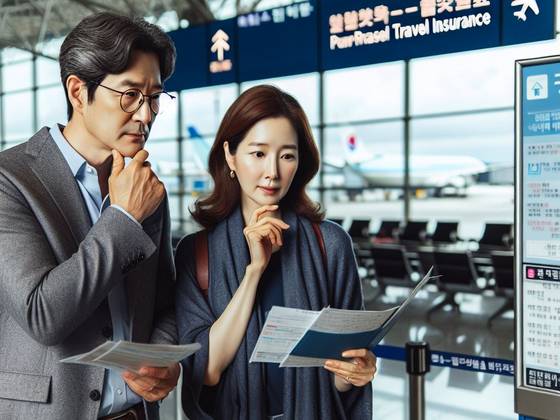 여행자보험 가입을 고민하는 여행자의 모습을 '코파일럿' AI 이미지 생성 기능을 활용해 만들었다.