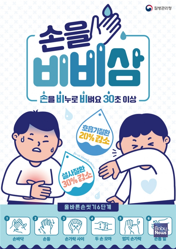 올바른 손씻기 안내문. ⓒ고양시