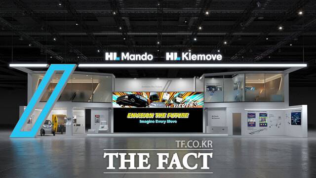 국민연금은 지난 7일 HL만도 지분을 82만4438주(1.76%) 매입하면서 지분율이 11.82%로 늘었다고 공시했다. 미국 라스베이거스 컨벤션센터 웨스트홀에 조성된 'CES 2025' HL만도·HL클레무브 공동 부스. /HL그룹