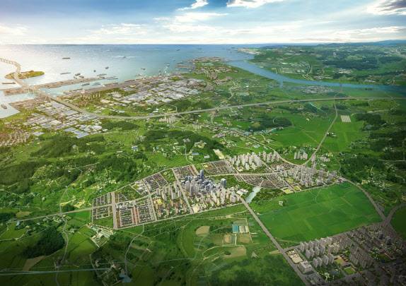 평택 화양지구 도시개발사업 조감도.(사진=평택시)