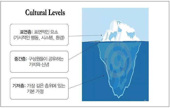 에드가 샤인의 조직문화 모델.