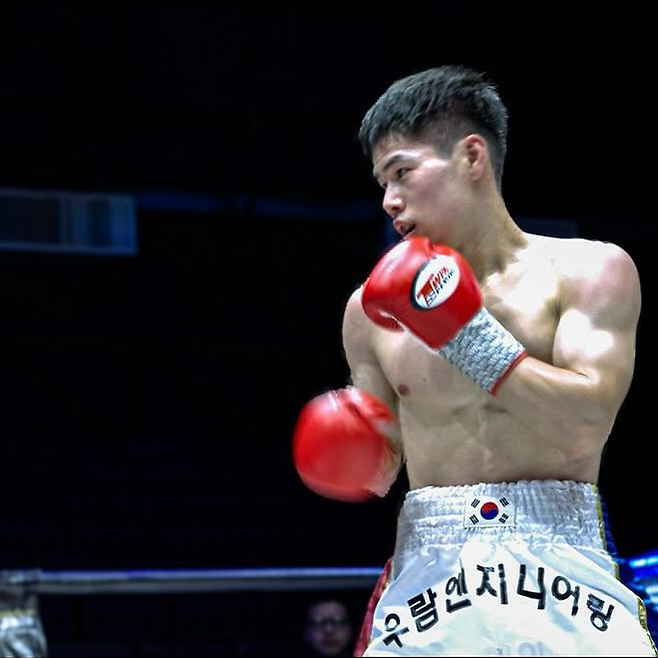 도전자 김예준이 2024년 5월 세계복싱기구 동양 타이틀전을 치르고 있다. 사진=WBO