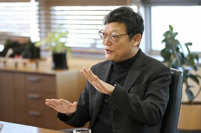 EBS 김유열 사장. 사진 | EBS