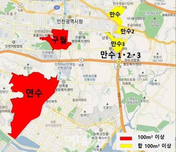 인천 노후계획도시 위치도(사진=국토교통부)