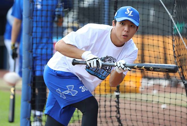 삼성 라이온즈 김영웅. /사진=삼성 라이온즈 제공