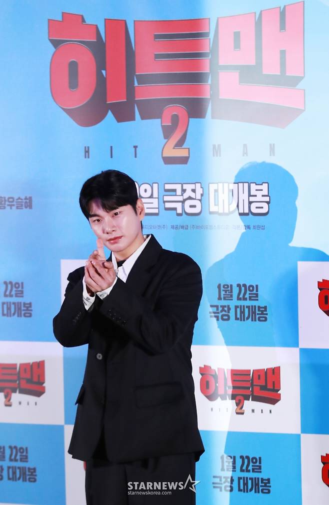 배우 이이경이 15일 오후 서울 CGV용산아이파크몰에서 진행된 영화 '히트맨2' 언론배급시사회 및 기자간담회에 참석해 포즈를 취하고 있다. /2025.01.15 /사진=이동훈 photoguy@