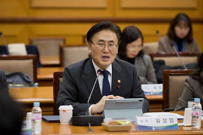 유상임 과학기술정보통신부 장관이 3일 오후 대전광역시 유성구 한국기계연구원을 방문해 '주요정책 현안 간담회'를 개최했다. 과학기술정보통신부 제공