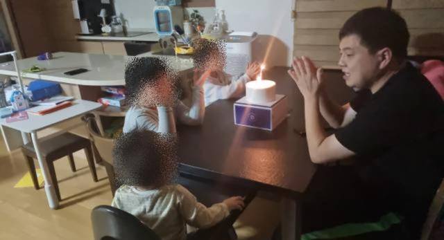 고인이 생전 가족과 함께 시간을 보내는 모습. 유족 제공