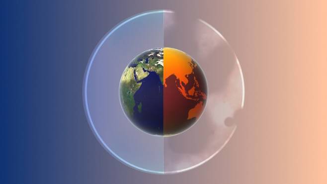 오존층을 표현한 이미지. 게티이미지뱅크