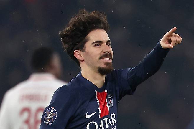 전반 6분 PSG 비티냐가 선제골을 터트렸다. <저작권자(c) 연합뉴스, 무단 전재-재배포, AI 학습 및 활용 금지>