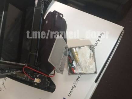 고글에 숨겨진 폭발물과 기폭 장치. /텔레그램