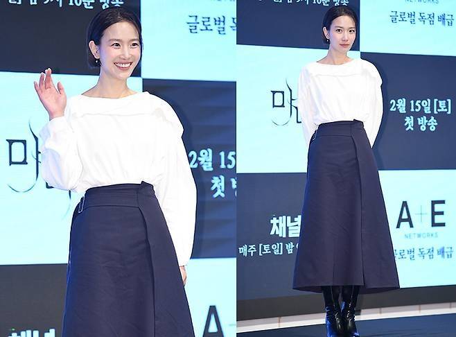 모델 겸 배우 장희령이 세련된 스타일링으로 제작발표회 현장을 빛냈다.사진=천정환 기자