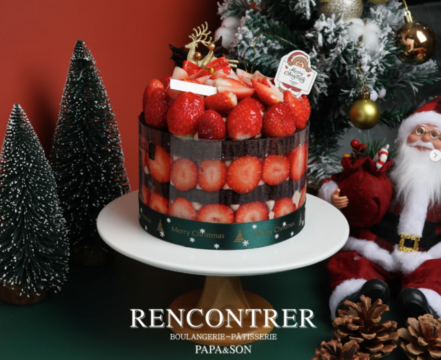 울산 랑콩뜨레 딸기딸기케이크. 랑콩뜨레 인스타그램 @rencontrer.kr