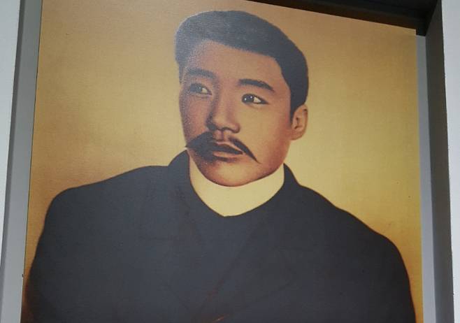 중국 하얼빈 소재 안중근의사기념관 내 전시물. (서경덕 교수 제공)