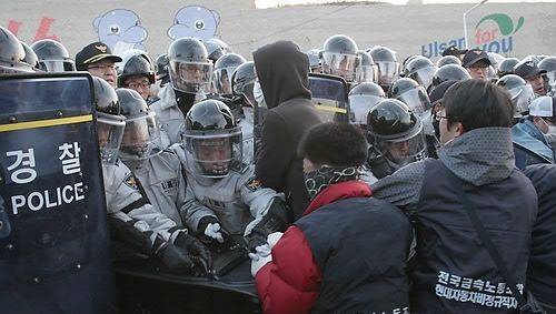 현대차 비정규직노조 정규직화 요구 집회ⓒ연합뉴
