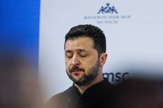 ▲15일(현지시간) 볼로디미르 젤렌스키 우크라이나 대통령이 독일 뮌헨안보회의에 참석했다. ⓒ로이터=연합뉴스