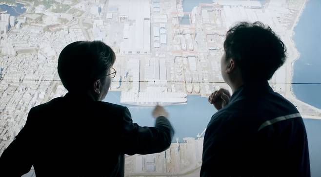 팔란티어 프로그램이 국내 기업 HD현대에서 활용되고 있는 모습 ⓒ팔란티어 공식 유튜브