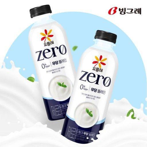 빙그레 '요플레 제로 드링크 무당 플레인'