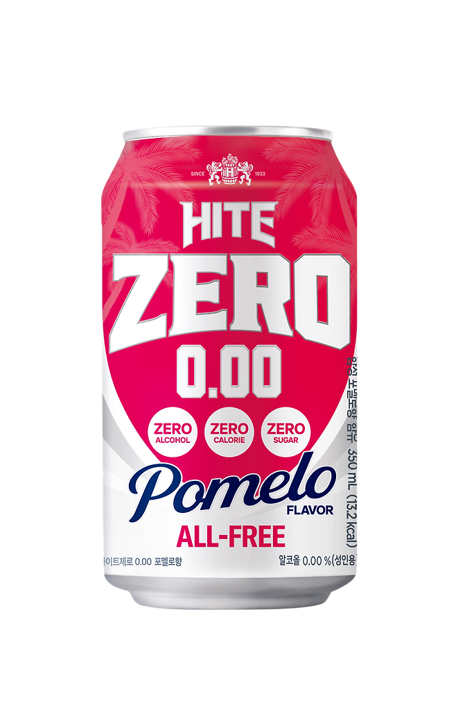 하이트제로 0.00 포멜로. 하이트진료음료 제공