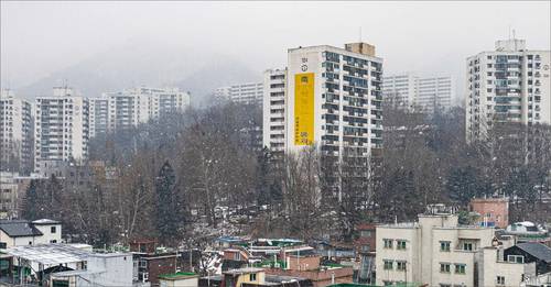 경기 성남시 중원구 은행동 ‘은행주공아파트’ 단지 전경. (윤관식 기자)