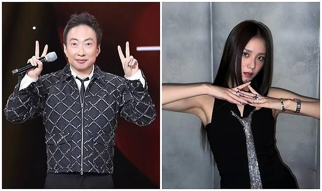 박명수, 지수. 박명수, 지수 인스타그램 캡처