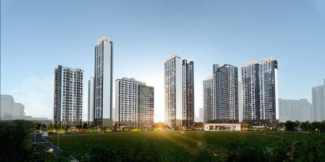 지난해 말 경기도 내 첫 아크로 적용 단지인 경기도 안양 '아크로 베스티뉴'는 지난 20일부터 임의공급 청약을 진행 중이다. /DL이앤씨