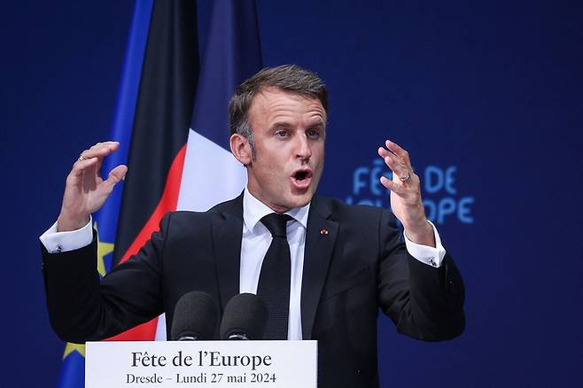 에마뉘엘 마크롱 대통령. AFP연합뉴스