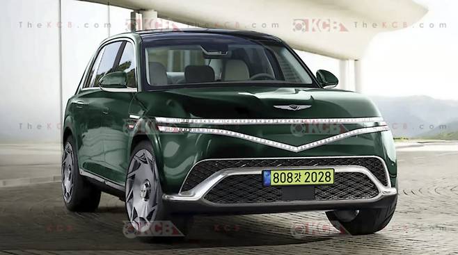 제네시스 'GV90' 예상도 (출처 : 갓차)