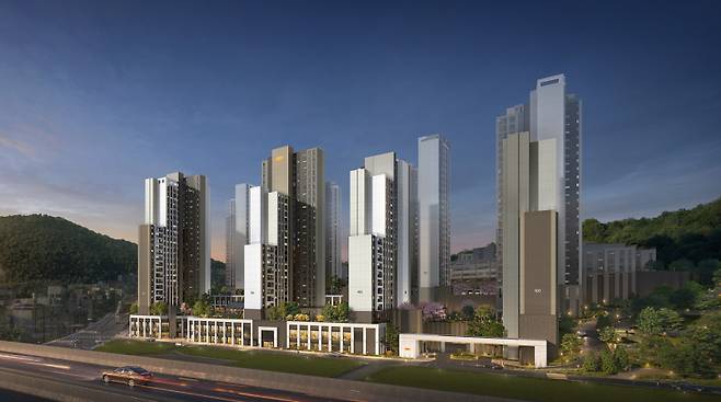 ‘e편한세상 연희’ 단지 투시도. DL이앤씨