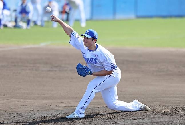 삼성 최원태가 투구하고 있다. /사진=삼성 라이온즈 제공