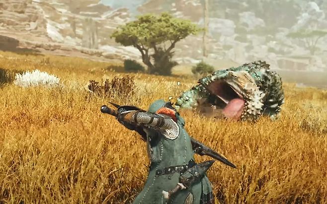 ▲ 조준점을 생성하고 공격 방향 전환을 용이하게 만들어주는 '집중 모드'