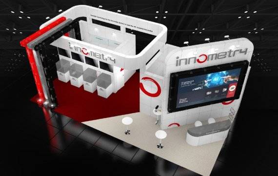 ▲ 이노메트리 인터배터리2025 부스 조감도