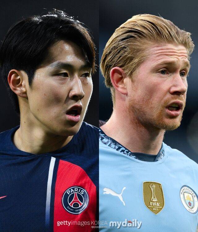 이강인과 케빈 데 브라이너/게티이미지코리아