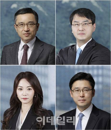 법무법인 태평양 미래금융전략센터의 신희강(왼쪽 상단부터 시계방향으로), 이정훈, 이상재, 김현정 변호사. 법무법인 태평양 제공.