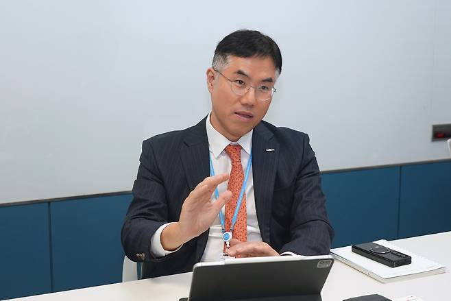 김성열 한국투자증권 IB2본부장이 21일 조선비즈와의 인터뷰에 응하고 있다. /한국투자증권