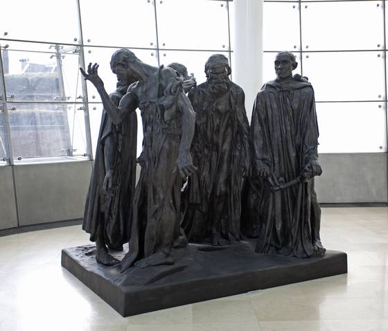 1999~2016년 서울 태평로 로댕갤러리(삼성미술관 플라토) 전시 당시의 '칼레의 시민'. 사진 리움미술관