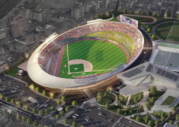 성남야구전용구장 조감도. 성남시 제공