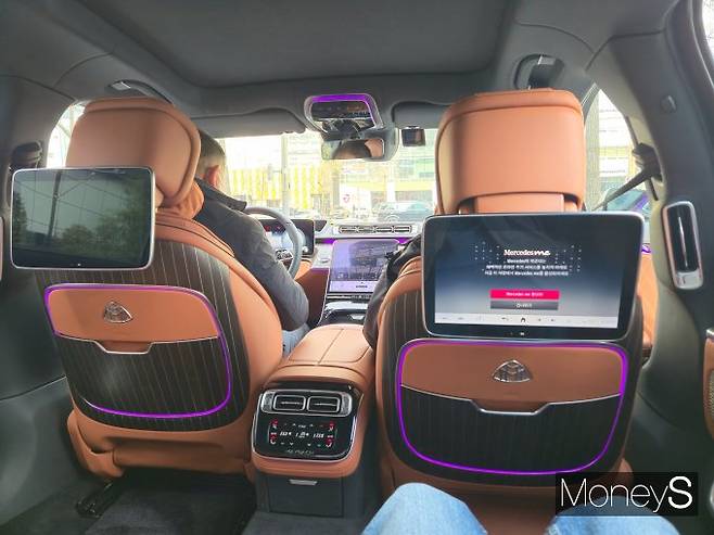 마이바흐 S클래스 S680 4MATIC의 내부 모습./사진=김이재 기자