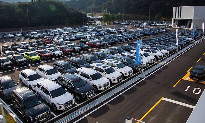 경남 양산시 하북면 현대 인증중고차 양산센터. 현대차그룹 제공