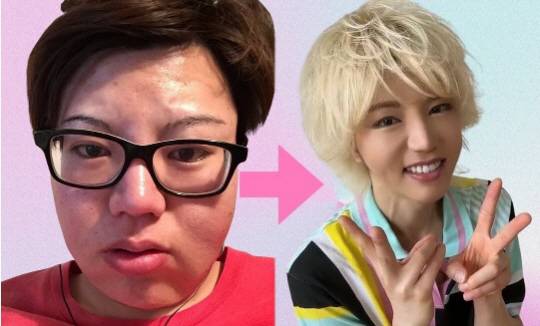 20kg에서 57kg까지 체중을 감량한 뒤 유명 인플루언서가 된 타타 씨. 주간문춘 및 SNS 캡처.