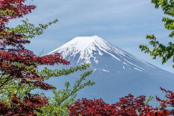 후지산의 전경. 픽사베이