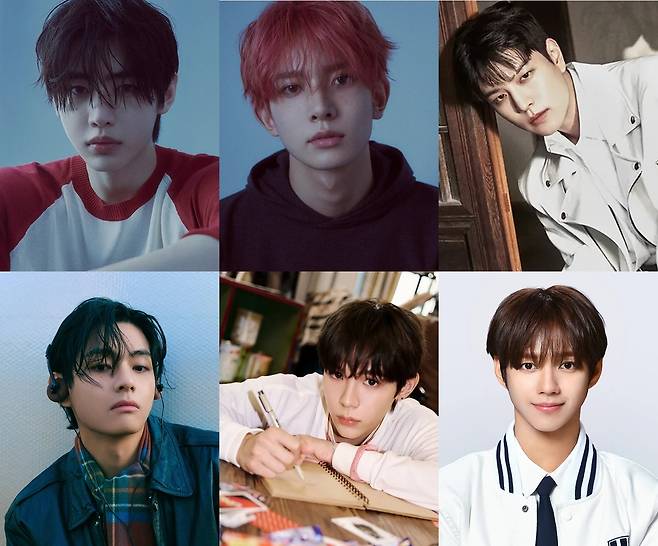 엔하이픈 성훈, 희승(빌리프랩), 스트레이키즈 승민(JYP 엔터테인먼트), 방탄소년단 뷔(빅히트 뮤직), 라이즈 쇼타로(SM 엔터테인먼트), 아홉 제이엘(F&F 엔터테인먼트)